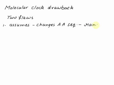 which-of-the-following-statements-describes-a-potential-drawback-for-using-molecular-clocks-to-measure-evolutionary-time-different-genes-evolve-at-different-rates-many-genes-are-acted-upon-b-13983