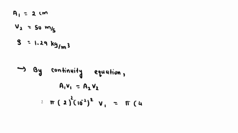 air-flows-through-the-tube-called-venturi-meter-shown-in-the-figure-below-the-speed-of-air-at-region-is-500-mls-assume-that-air-is-an-ideal-fluid-the-density-of-air-is-129-kglm-40-mm-20-cm-0-16874
