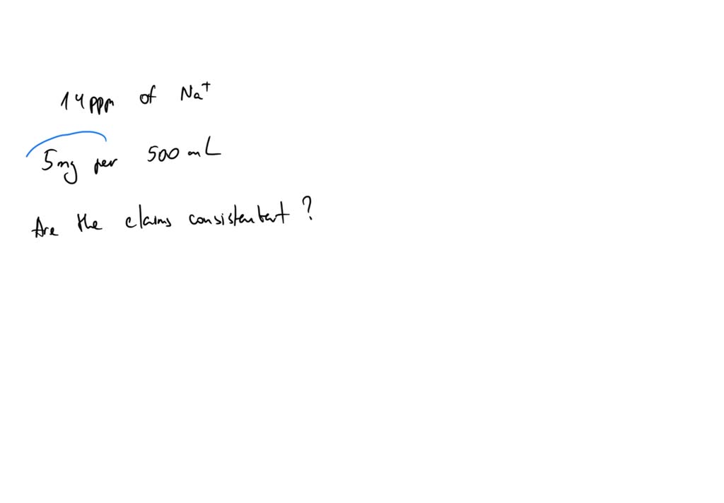 SOLVED A bottle of “Kirkland” (Costco house brand) spring water states