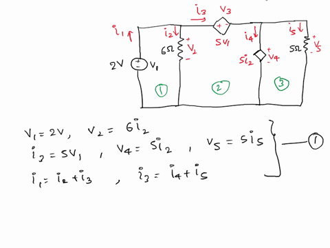 please-show-work-23determine-a-numerical-value-for-each-current-and-voltage-etc-in-the-circuit-of-fig-363-b-calculate-the-power-absorbed-by-each-element-and-verify-that-they-sum-to-zero-figu-74528