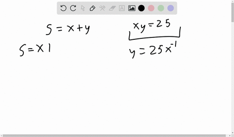 find-the-positive-values-of-x-and-y-that-minimize-s-x-y-if-xy-25and-find-this-minimum-value-ifx-andy-then-s-is-minimized-and-equal-t0-simplify-your-answers-03484