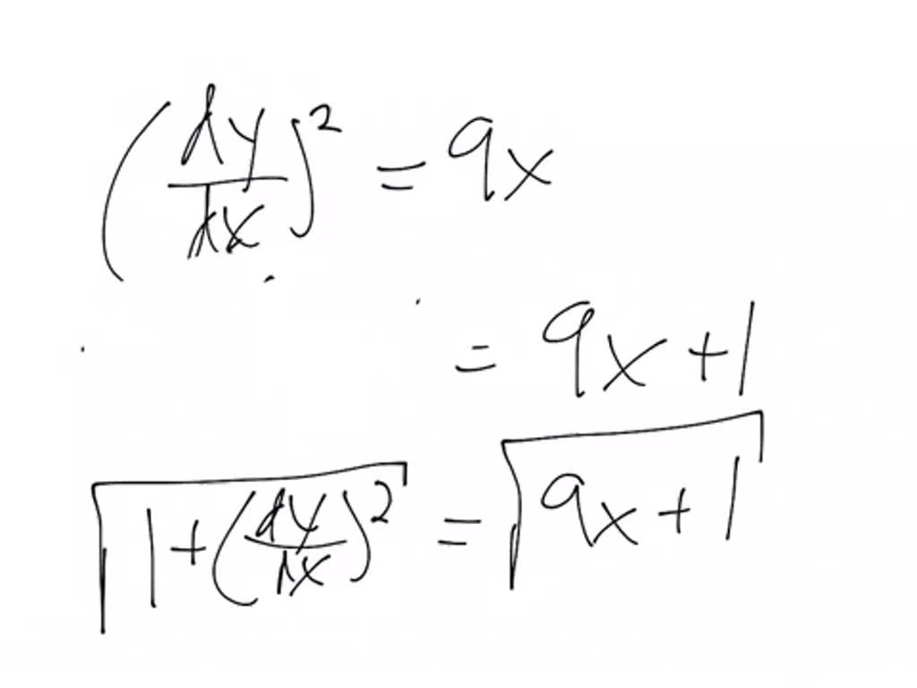 SOLVED: Find the arc length function for the curve y = 2x^(3/2) with ...