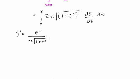 find-the-exact-area-of-the-surface-obtained-by-rotating-the-curve-about-the-x-axis-y-v-1-e-0-x-7-12355