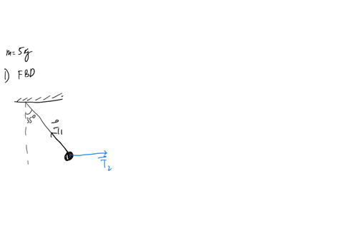 a-5-kg-metal-ball-is-hanging-from-rope-rope-1-as-shown-in-the-figure-below-the-rope-is-attached-to-a-fixed-support-your-friend-then-pulls-the-ball-to-the-right-in-the-direction-by-pulling-ho-56566