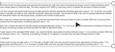 compare-the-three-month-moving-average-approach-with-the-exponential-smoothing-approach-using-02_-which-ppears-to-provide-more-accurate-forecasts-based-on-mse-the-three-month-moving-average-58058