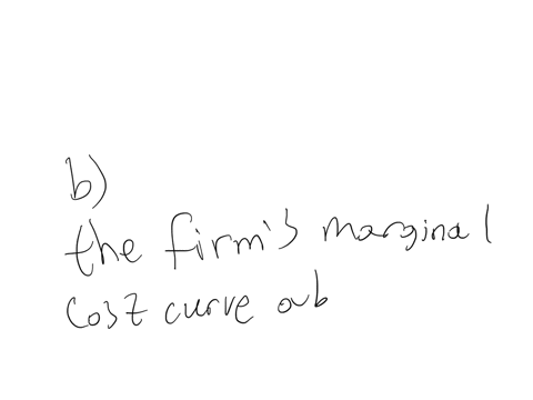 the-short-run-supply-curve-for-a-firm-operating-under-perfect-competition-is-a-the-firms-average-variable-cost-curve-above-marginal-cost-b-the-firms-marginal-cost-curve-above-the-shut-down-price-c-the