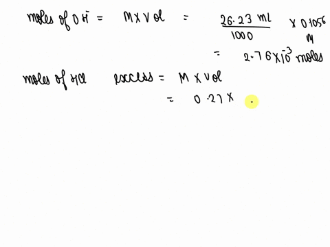 a-03174-g-sample-of-an-unknown-acid-requires-2623-ml-of-01056-m-naoh-for-neutralization-to-a-phenolphthalein-end-point-there-are-027-ml-of-01096-m-hcl-used-for-back-titration-do-not-use-scie-80712