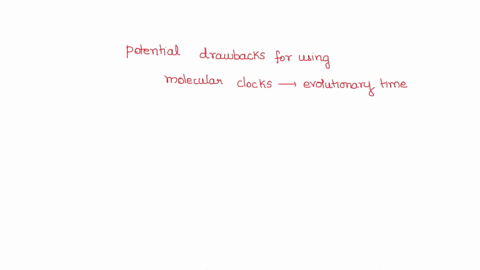 which-of-the-following-statements-describes-a-potential-drawback-for-using-molecular-clocks-to-measure-evolutionary-time-different-genes-evolve-at-different-rates-many-genes-are-acted-upon-b-91542