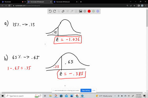 find-the-z-scores-corresponding-to-the-given-areas-under-the-standard-normal-distribution-bell-curve-a-the-area-to-the-left-of-zis-15-b-the-area-to-the-right-of-zis-65-c-the-area-to-the-left-84098