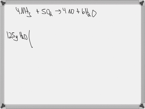 under-certain-conditions-the-reaction-below-will-proceed-at-282-yield-of-no-how-many-grams-of-nh3-must-be-reacted-with-excess-oxygen-to-yield-125-g-of-h2o-please-give-your-answer-to-the-correct-numb-3