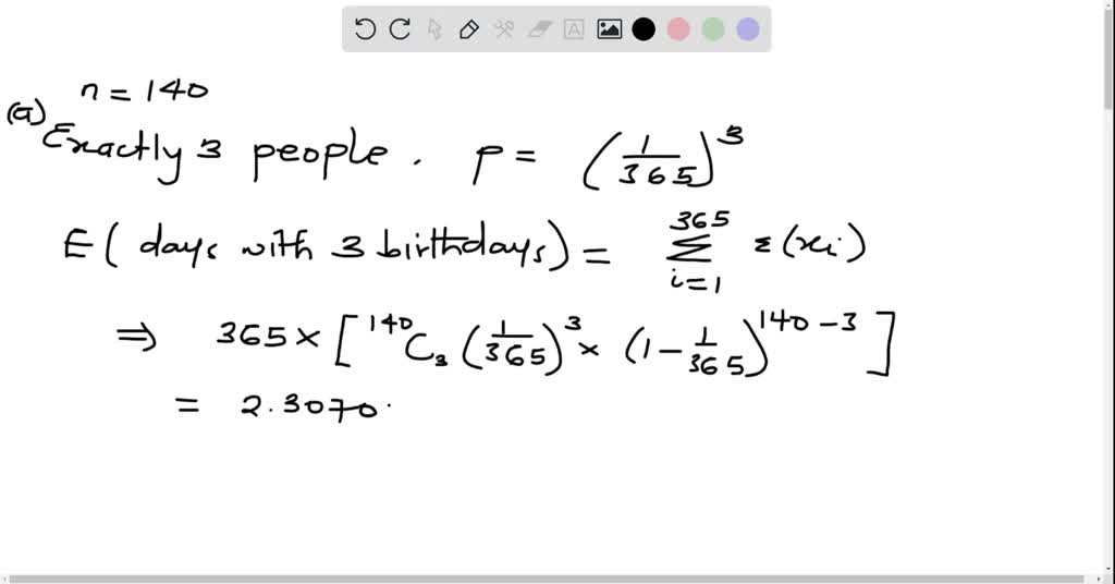 SOLVED: Point) For A Group Of 150 People Assuming That Each Person Is ...