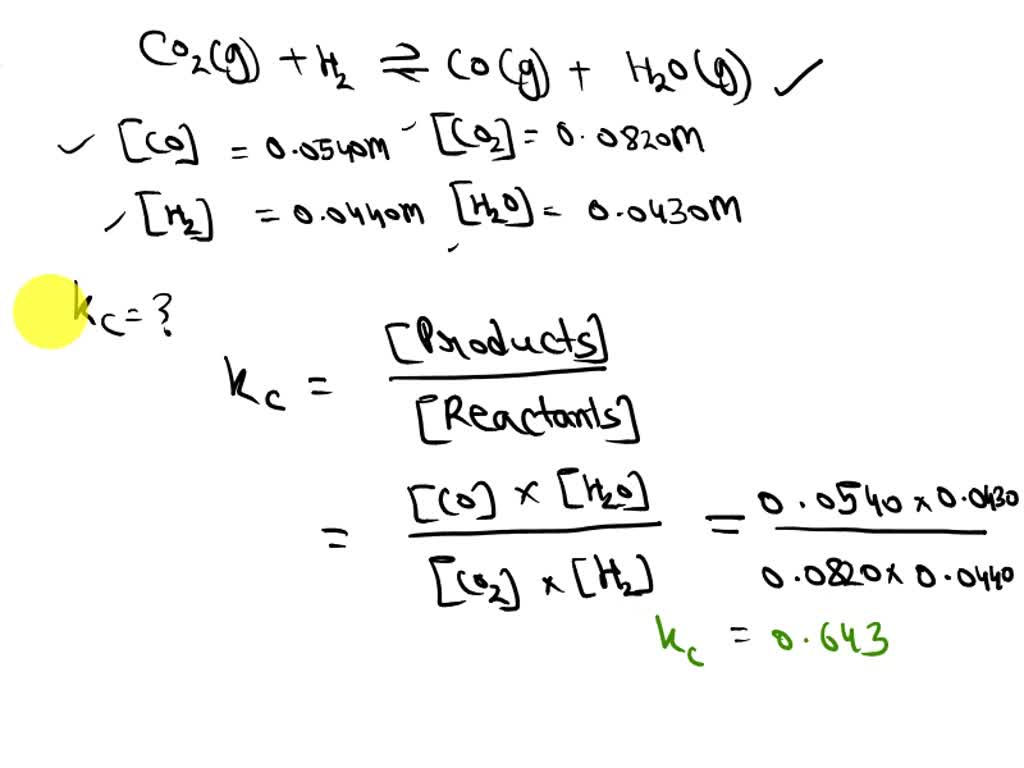 SOLVED: Consider the following equilibrium process at 686Â°C: CO2(g ...