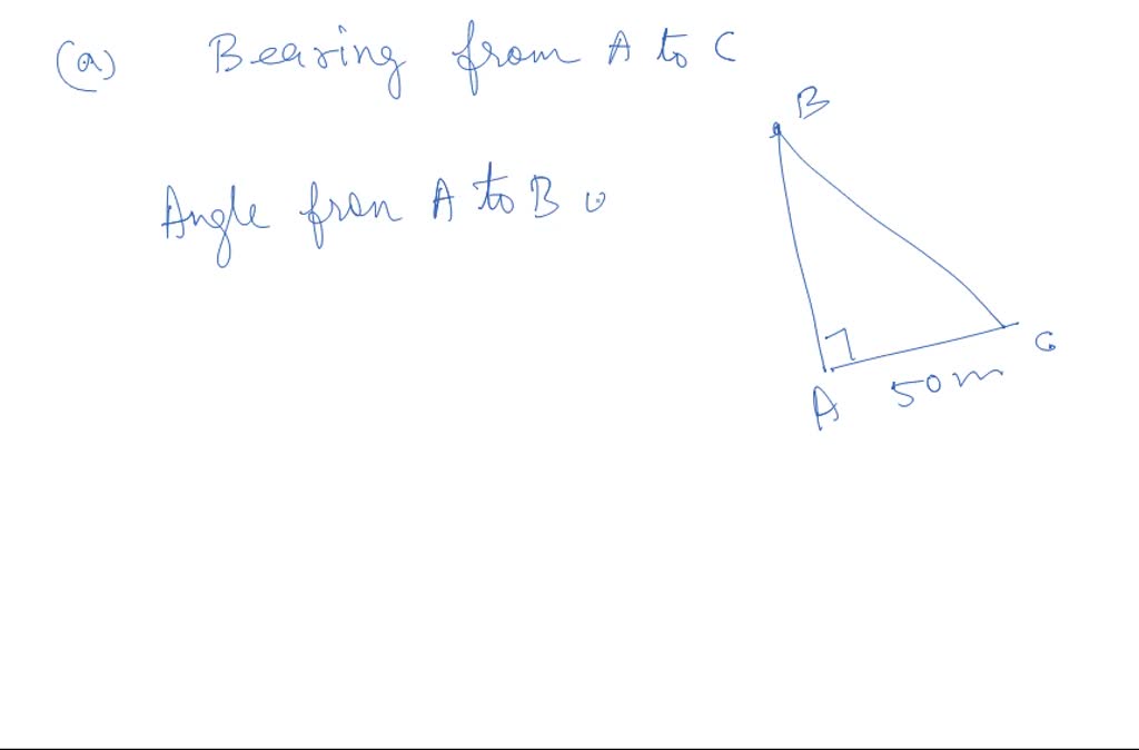 SOLVED: A Surveyor Wants To Find The Distance Across A Pond (see Figure). The Bearing From A To ...