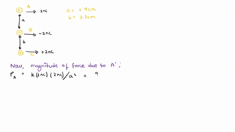 what-is-the-net-electric-force-on-charge-b-in-figure-1-suppose-that-a-24-cm-and-b-11-cm-express-your-answer-to-two-significant-figures-and-include-the-appropriate-units-enter-negative-value-73365