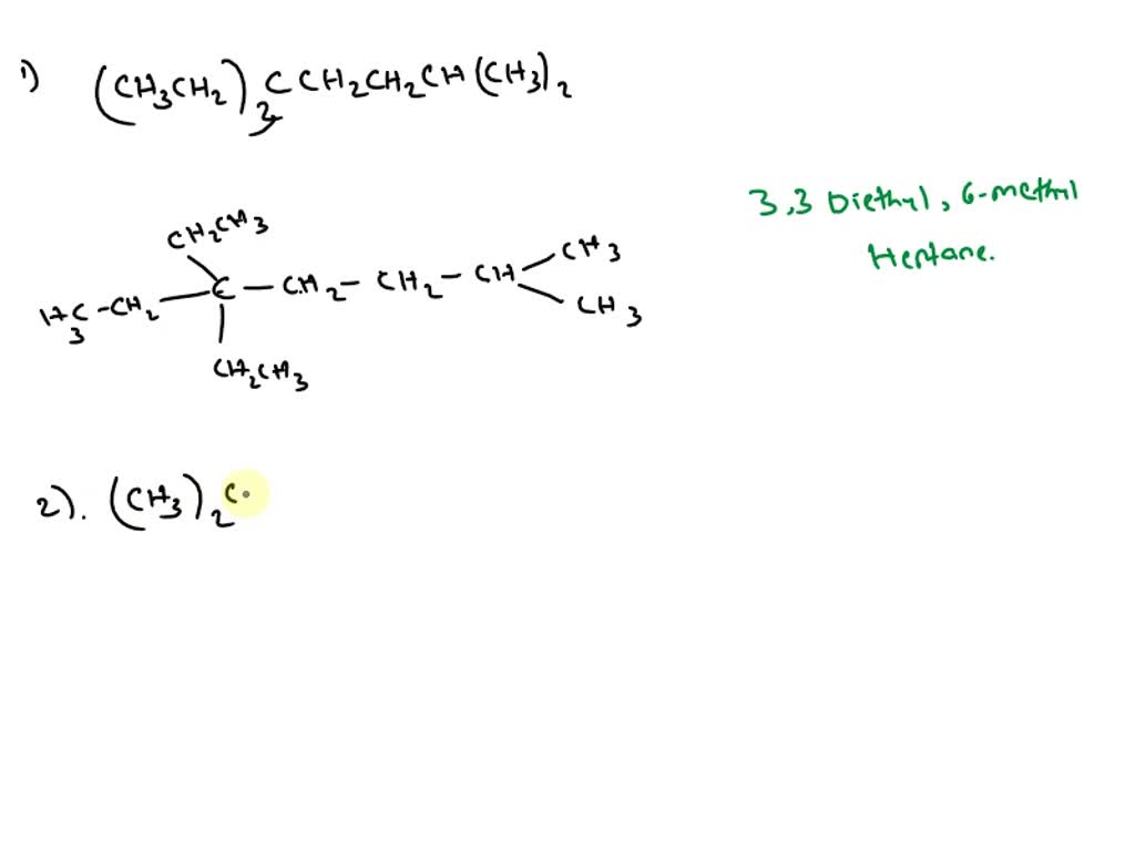 SOLVED: Provide IUPAC names or structures for the following compounds ...