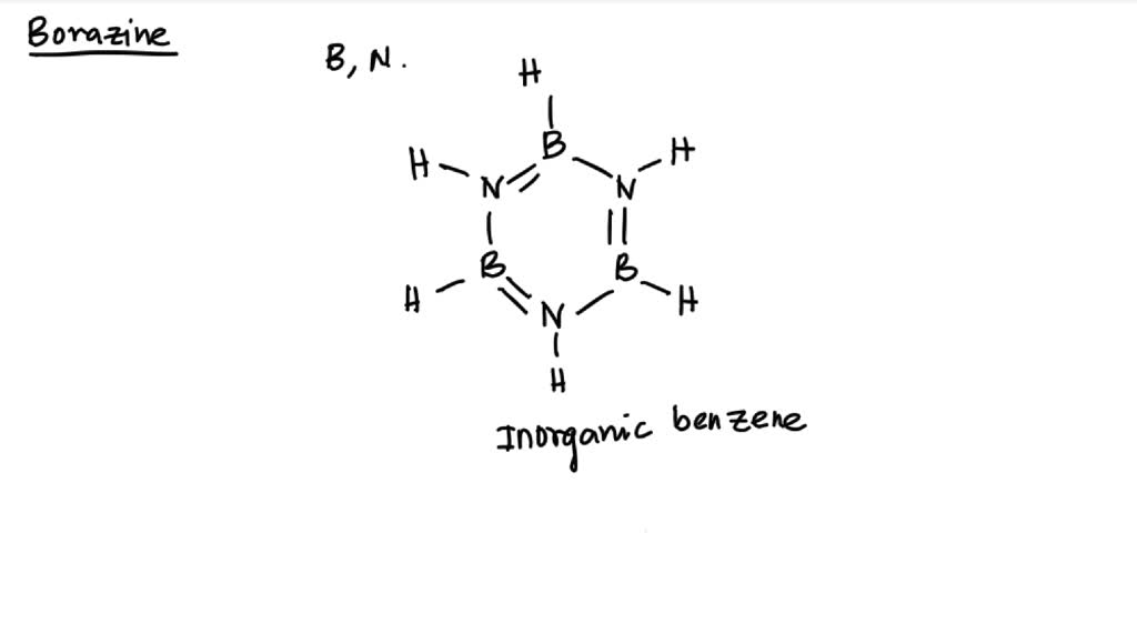 SOLVED: What Is The Hybridization Of The B And N Atoms In Borazine ...