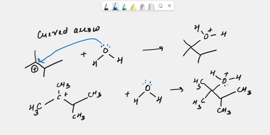 SOLVED Draw the curved arrows that each of the following