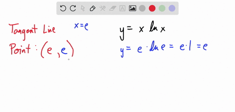 find-the-equation-of-the-tangent-line-to-the-curve-y-x-ln-x-at-the-point-x-e-02768
