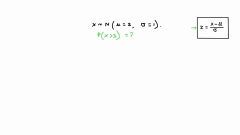 the-random-variable-x-is-normally-distributed-with-mean-2-and-standard-deviation-compute-px-3-rounding-to-4-decimal-places-73207