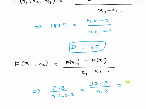 for-function-f-the-newton-divided-difference-table-is-given-by-00-fxo-a-x102-fx1-b-fxo-x1-30-04-fxz-fx1x2-d-fxo-x1xz-e-06-x-54x2x3-12ofx1x2x3-1875-fxo-x1xzx3-first-find-the-values-of-missing-10555