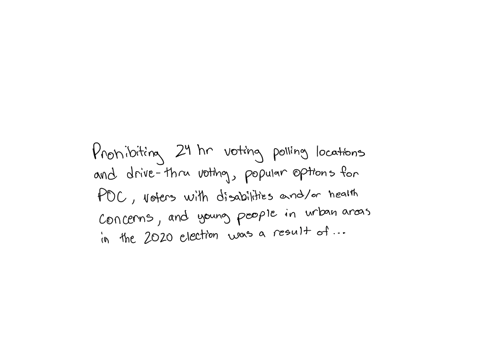 prohibiting-24-hr-voting-polling-locations-and-drive-thru-voting-popular-options-for-people-of-color-voters-with-disabilities-or-health-concerns-and-young-people-in-urban-areas-in-the-2020-e-83778