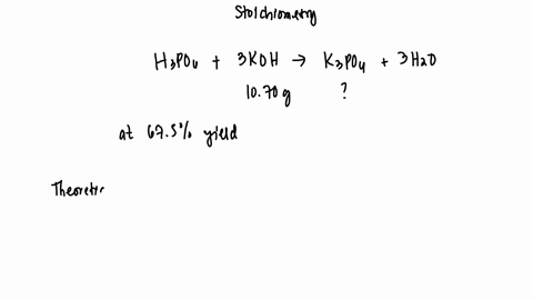during-a-neutralization-reaction-phosphoric-acid-reacts-with-potassium-hydroxide-to-produce-potassium-phosphate-and-water-if-this-reaction-occurs-with-675-yield-what-mass-of-potassium-phosphate-would