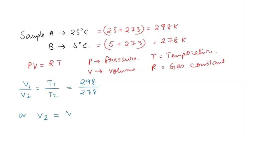 SOLVED: Suppose you have two gas samples in flexible containers