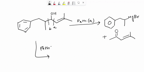 the-following-alcohol-can-be-formed-via-two-different-grignard-reactions-follow-the-directions-in-each-part-to-provide-the-correct-missing-carbonyl-starting-compound-and-grignard-reagent-nee-34663
