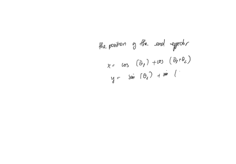 a-two-degree-of-freedom-manipulator-is-shown-in-the-figure-below-given-that-the-length-of-each-link-is-1-m-establish-its-link-coordinate-frames-and-find-tt-and-the-kinematics-matrix-find-the-45018
