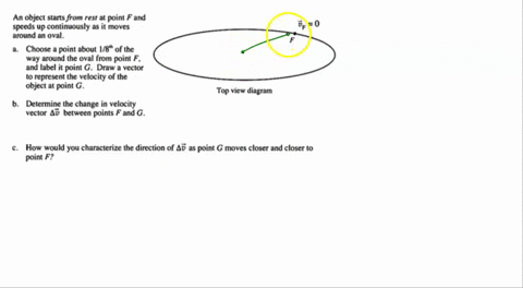 motion-in-two-dimensions-name-mech-hw-21-an-object-starts-from-rest-at-point_-and-speds-up-continuously-movcs-around-an-oval-choose-point-about-18-of-the-around-the-oval-from-point-and-label-44063