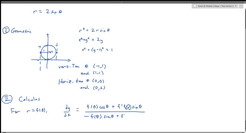 SOLVED Find the points where there are horizontal and vertical tangent