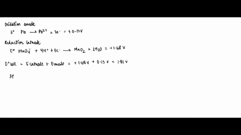 an-electrochemical-cell-is-based-on-the-following-two-half-reactions-ox-pbspb2aq-011-m-2e-red-mno4aq-170-m-4haq-26-m-3e-mno2s2h2ol-part-a-compute-the-cell-potential-at-25-c-please-show-all-w-83831