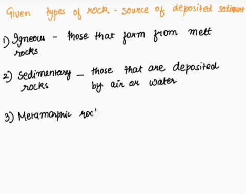 which-types-of-rock-can-be-the-source-of-deposited-sediment-57904