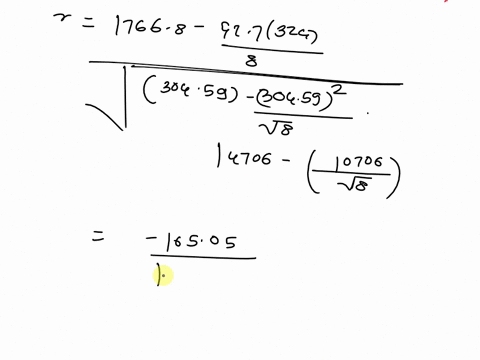 given-the-following-quantities-for-a-simple-linear-regression-model-results-from-a-sampleof-size-n8-observations-3x477-ly-3242x2-30459-zy2-14706and-exy-17668-a-se-the-above-information-to-ca-37356