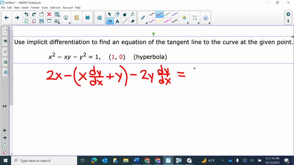 solved-use-implicit-differentiation-to-find-an-equation-of-the-tangent