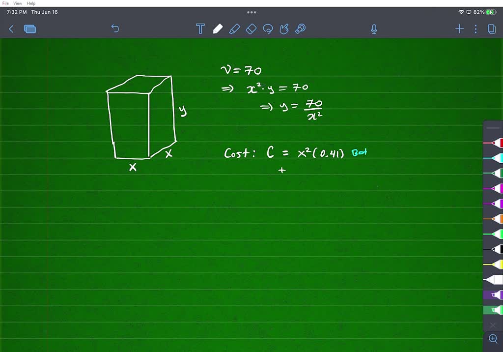 solved-rectangular-box-have-rquare-pase-and-volume-denate-the-length