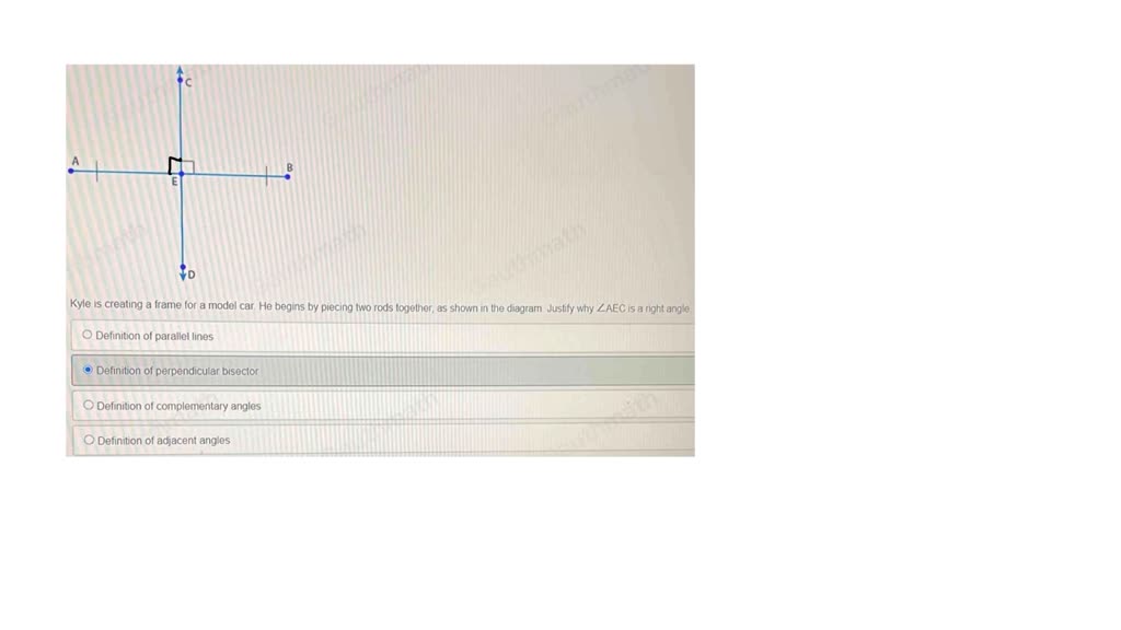 SOLVED Kyle is creating a frame for a model car. He begins by piecing