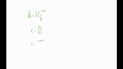 the-molar-absorbance-coefficient-for-pnp-is-18000-m-1cm-1-if-the-absorbance-of-pnp-is-0629-at-ph-10-and-a-wavelength-of-400-nm-what-is-the-concentration-in-m-of-this-sample-remember-the-path-length-is