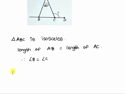 as-shown-in-the-figure-below-aabc-is-isosceles-with-the-length-of-ab-equal-to-the-length-of-ac-the-measure-of-4a-is-40-and-the-points-b-cand-d-are-collinear-what-is-the-measure-of-4acd-40-02988