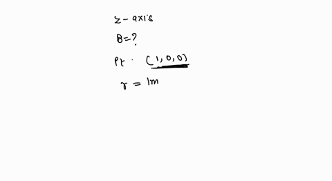 a-current-of-10-a-is-established-in-a-long-wire-along-positive-z-axis-find-the-magnetic-field-b-at-the-point-1m-00-a-1-mu-t-along-the-y-ve-direction-b-2-mu-t-along-the-y-ve-direction-c-1-mu-50419