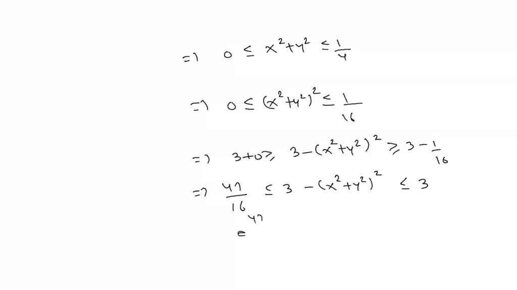 SOLVED: Use the property to estimate the best possible bounds of the ...