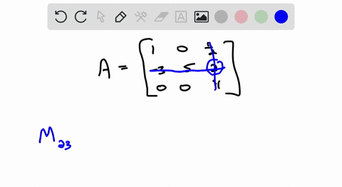 9-14-evaluate-the-minor-and-cofactor-using-the-matrix-a-aleftbeginarrayrrr1-0-frac12-3-5-2-0-0-4en-5-21817