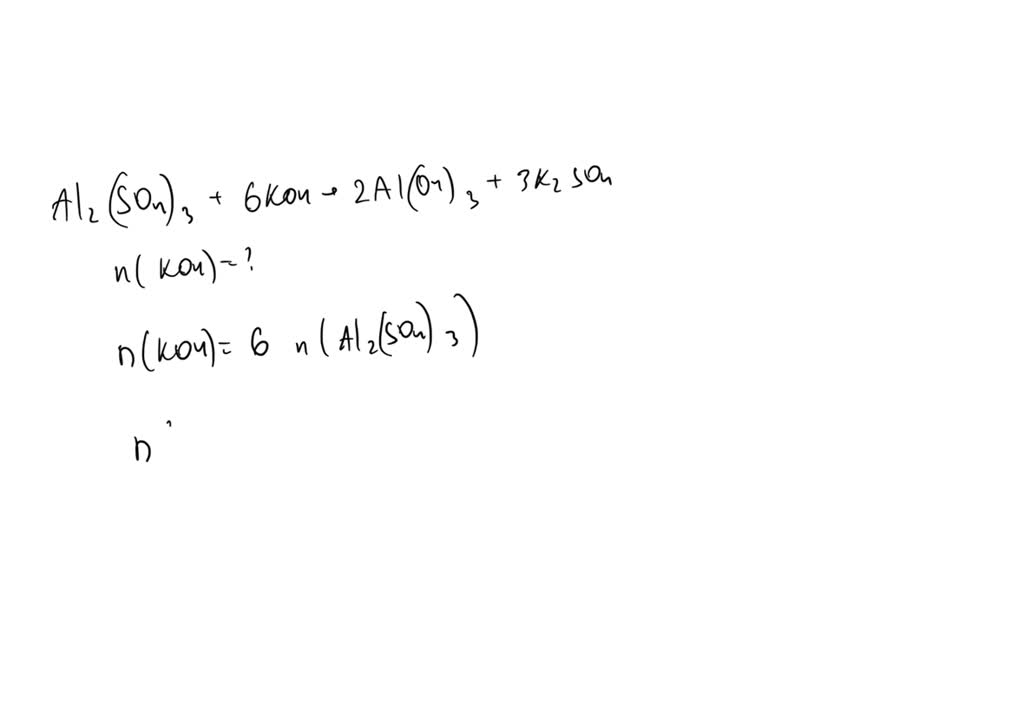 SOLVED how many moles of potassium hydroxide are needed to completely