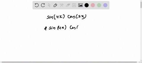 express-the-given-product-as-sum-or-difference-containing-only-sines-or-cosines-sin-4x-cos-2x-sin-4x-cos-2x-simplify-your-answer-83306