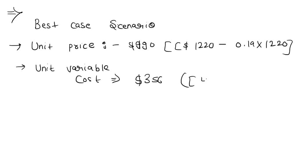 SOLVED Transmissions, Incorporated, has the following estimates for its new gear