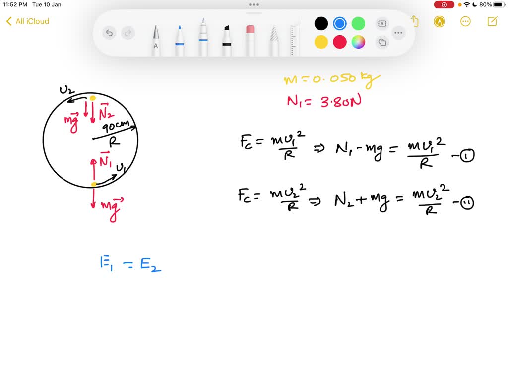 Friction Bead Problem SOLVED: A bead with a mass of 0.050 kg slides on the inner surface of a ...