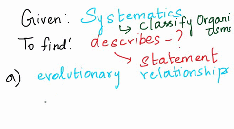 which-of-the-following-describes-systematics-a-studies-evolutionary-relationships-b-includes-taxonom-84054