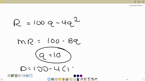 consider-a-monopolist-who-faces-a-linear-demand-function-p-100-4q-and-produces-at-the-marginal-cost-of-rs-20-his-total-cost-is-a-linear-function-of-his-output-level-c-50-20q-determine-the-profit-maxim