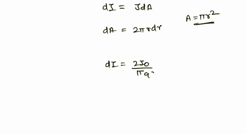 long-straight-solid-cylinder-with-radius-r-oriented-with-its-axis-in-the-z-direction-carries-a-total-current-i0-whose-current-density-is-j-the-current-density-although-symmetrical-about-the-61589
