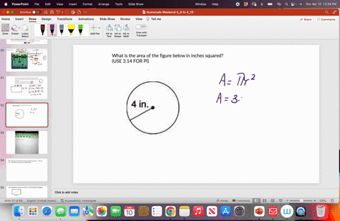 what-is-the-area-of-the-figure-below-in-inches-squared-use-314-for-and-write-the-number-only-4-in-47225